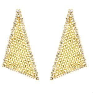 Dean Davidson Mesh Shield Large Earrings